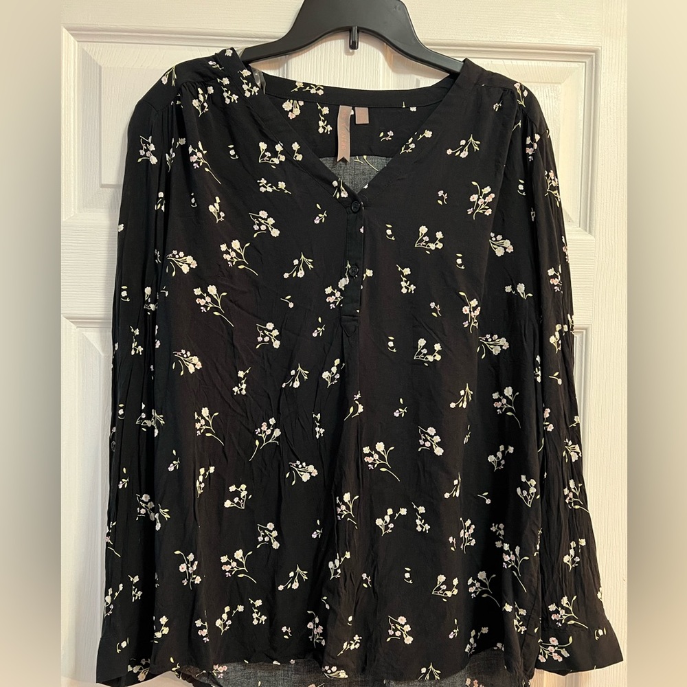 Brina & ‘Em Women’s XL Benentendi Henley Tunic Top
